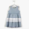 Conguitos Vestido De Niña Volantes Denim^ Vestidos De Verano | Vestidos