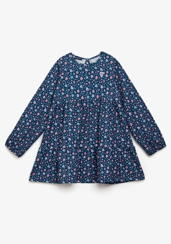 Conguitos Vestido Estampado Flores Marino^ Vestidos