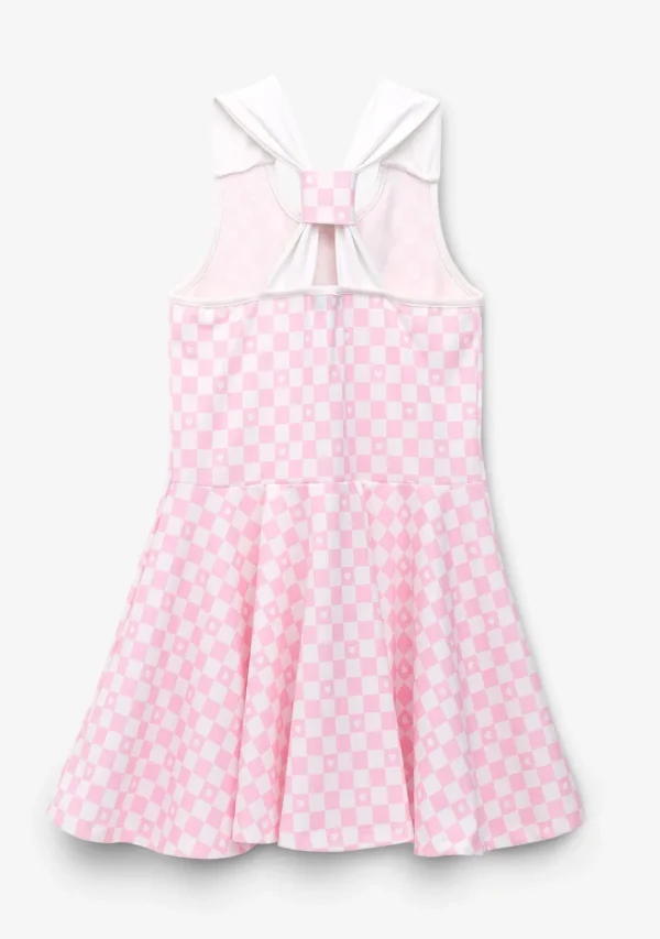 Conguitos Vestido Niña Skater Cuadros Rosa^ Vestidos De Verano | Vestidos