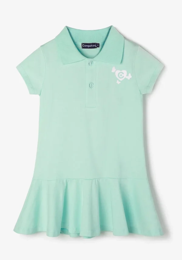 Conguitos Vestido Polo Menta Niña^ Vestidos De Verano | Vestidos