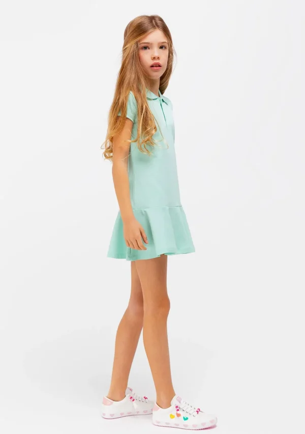 Conguitos Vestido Polo Menta Niña^ Vestidos De Verano | Vestidos