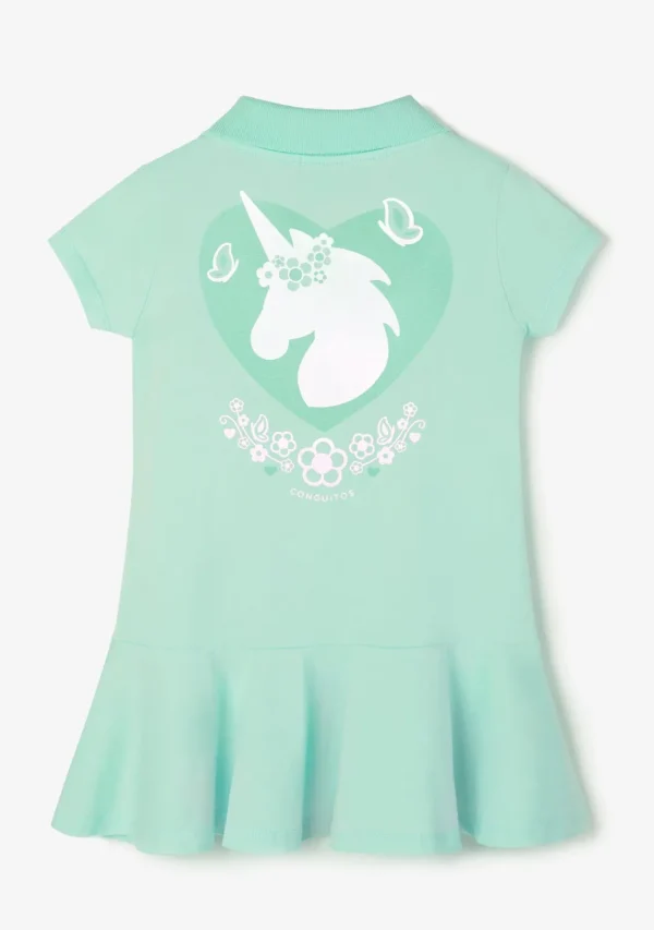 Conguitos Vestido Polo Menta Niña^ Vestidos De Verano | Vestidos