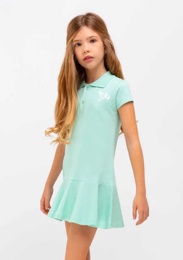 Conguitos Vestido Polo Menta Niña^ Vestidos De Verano | Vestidos