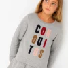 Conguitos Vestido Sudadera De Niña Gris^ Vestidos Sudadera | Vestidos