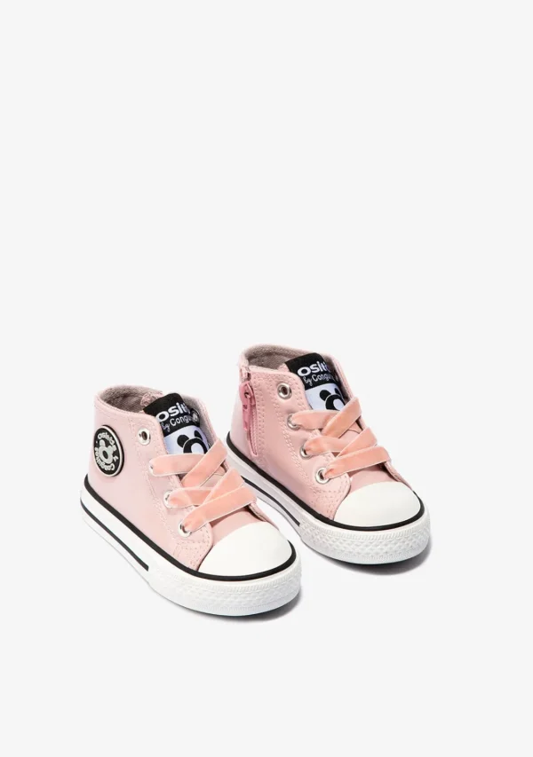 Conguitos Zapatillas Altas De Bebé Charol Rosa^ Zapatillas | Zapatillas