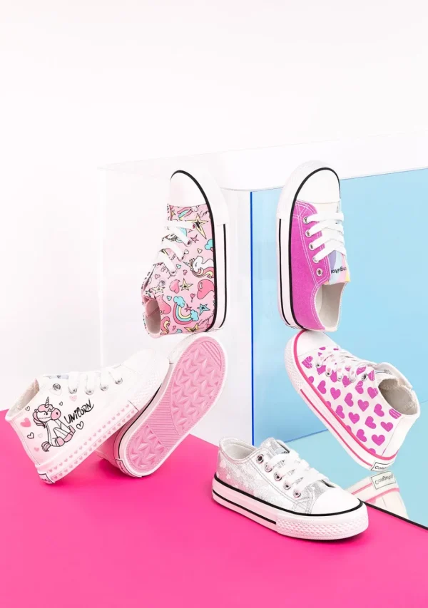 Conguitos Zapatillas Altas De Niña Estampado Unicornio^ Zapatillas