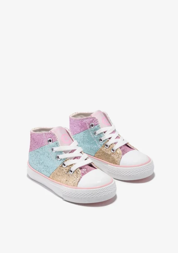 Conguitos Zapatillas Altas Glitter Patchwork^ Zapatillas