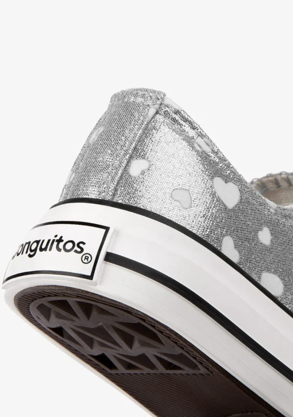 Conguitos Zapatillas De Niña Brillo En La Oscuridad Plata^ Zapatillas