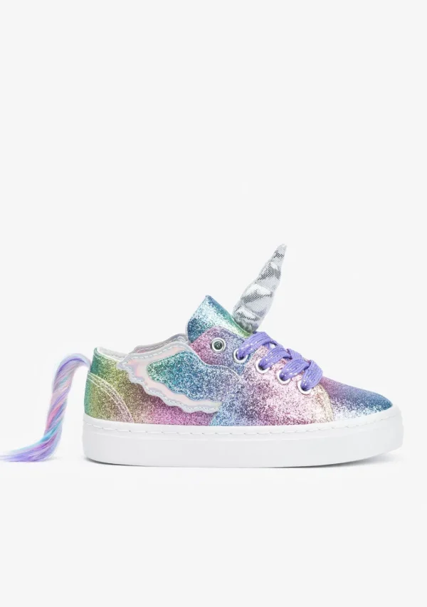 Conguitos Zapatillas De Niña Unicornio Glitter Multicolor^ Zapatillas