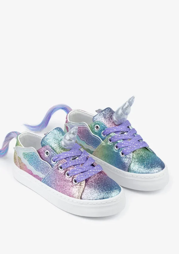 Conguitos Zapatillas De Niña Unicornio Glitter Multicolor^ Zapatillas